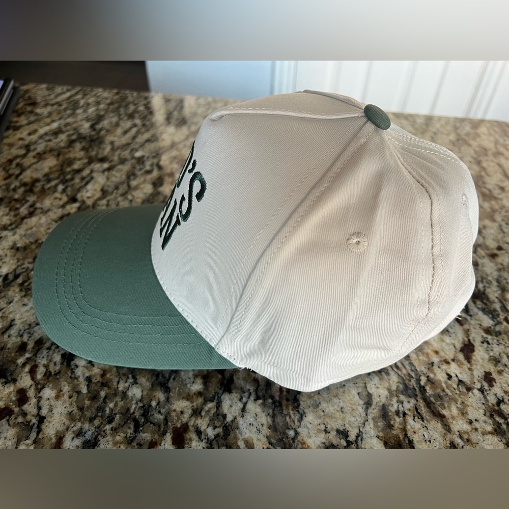 God's Plan Two-Tone Trucker Hat - Green & White - Picture 2 of 6